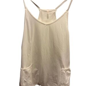 FP Movement by Free People Cream Hot Shot Mini Dress